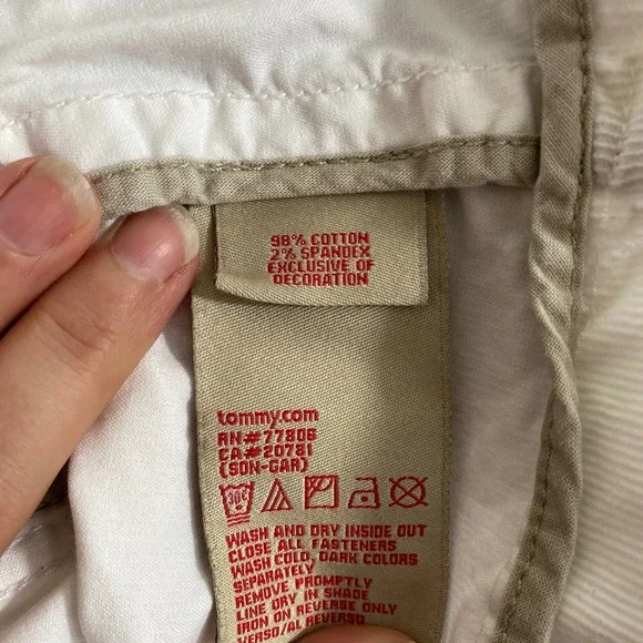 Tommy Jeans White Women's Corduroy Jacket - Size Large - Picture 4 of 4